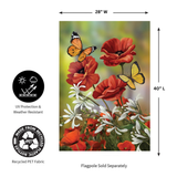 ‘Hello Spring Butterflies’ Decorative Flag