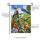 ‘Country Birds’ Decorative Flag