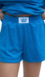 LULU MAC,  Terry Cloth Shorts, Bright Blue