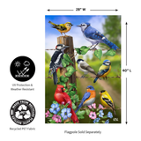 ‘Country Birds’ Decorative Flag