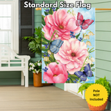 ‘Pink Peonies’ Decorative Flag