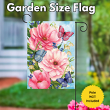 ‘Pink Peonies’ Decorative Flag