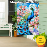 ‘Fancy Peacock’ Decorative Flag