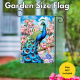 ‘Fancy Peacock’ Decorative Flag