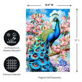 ‘Fancy Peacock’ Decorative Flag