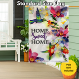 ‘Home Sweet Home Hummingbirds’ Decorative Flag