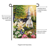 ‘Church in Spring’ Decorative Flag