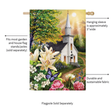 ‘Church in Spring’ Decorative Flag