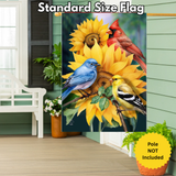 ‘Birds in the Garden’ Decorative Flag