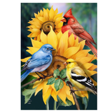 ‘Birds in the Garden’ Decorative Flag