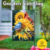 ‘Birds in the Garden’ Decorative Flag