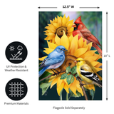 ‘Birds in the Garden’ Decorative Flag