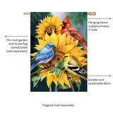 ‘Birds in the Garden’ Decorative Flag
