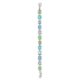 Sorrelli Octavia Tennis Bracelet in Palladium / Ocean