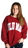 LULU MAC Sweatshirt ‘Crimson / White’