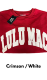 LULU MAC Sweatshirt ‘Crimson / White’