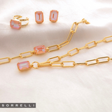 SORRELLI Nia Tennis Bracelet in Peach Delite