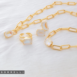 SORRELLI Nia Tennis Bracelet in Ultra White Aurora Borealis