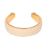 BuDhaGirl, Jolene Stingray Cuff, Ivory