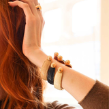 BuDhaGirl, Jolene Stingray Cuff, Ivory