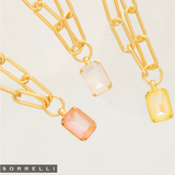 Sorrelli Nia Pendant Necklace in Light Topaz Delite