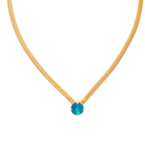 Sorrelli Rowan Pendant Necklace in Caribbean Blue Opal