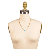 Sorrelli Rowan Pendant Necklace in Caribbean Blue Opal