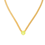 Sorrelli Rowan Pendant Necklace in Electric Yellow