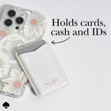 CASE-MATE, Kate Spade Wallet MagSafe White Glitter