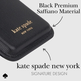 CASE-MATE, Kate Spade Wallet MagSafe, Black