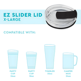 Swig EZ Slider Lid Small BLACK 2.75”