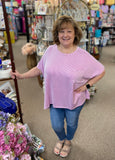 Zenana Corded Oversized Top, Assorted Colors