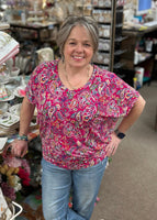 Dear Scarlett "Sadie" Short Sleeve Top, Assorted Colors