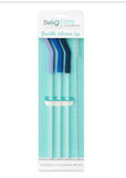 Swig Reusable Mega Straw Set In Blue