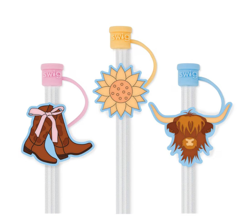 Swig Cowgirl Coquette Straw Topper - Thumbnail 3