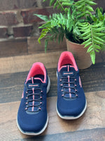 Skechers Summits - Cool Classic In Navy/Pink