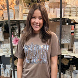 Southern Rheas Make Heaven Crowded Camo Shirt