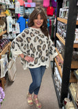 Jodifl Oversized Leopard Top, Assorted Colors