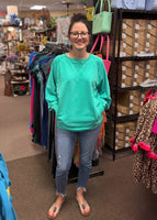 Zenana Pocket Sweatshirt, Assorted Colors