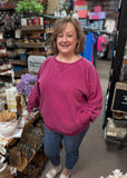 Zenana Pocket Sweatshirt, Assorted Colors