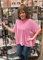 Zenana Corded Oversized Top, Assorted Colors