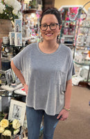 Zenana Corded Oversized Top, Assorted Colors