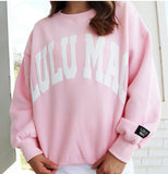 LULU MAC Sweatshirt ‘Puff Pink / White’