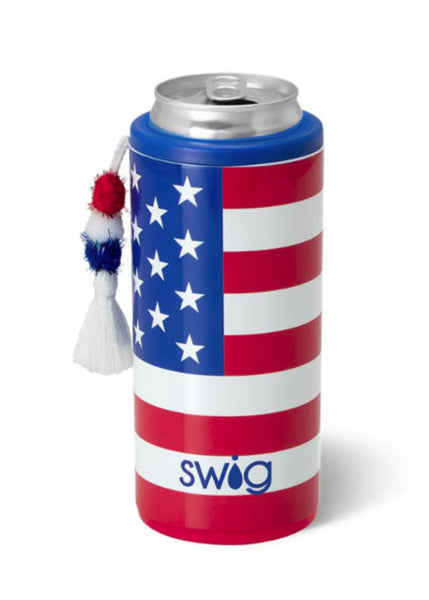 Swig “All American” 12oz Skinny Can Cooler
