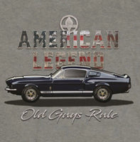 Old Guys Rule “American Legend” T-Shirt In Dark Heather