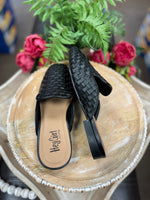 Hey Girl By Corkys “Weave It To Beaver” Mules In Black