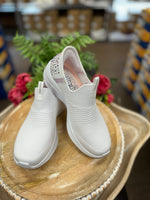 Skechers Slip-Ins: Ultra Flex Sparkled Stone In White