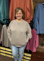 Zenana Pocket Sweatshirt, Assorted Colors