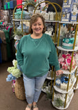 Zenana Pocket Sweatshirt, Assorted Colors