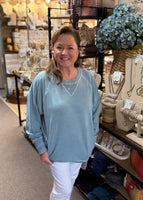 Zenana Pocket Sweatshirt, Assorted Colors